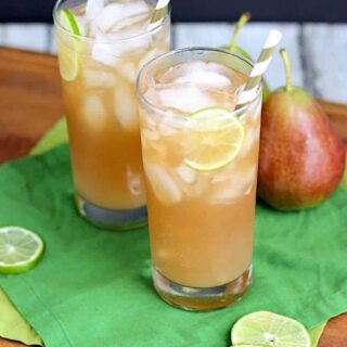 Pear Dark and Stormy | A Nerd Cooks