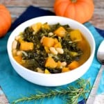 Butternut Squash, Kale, & White Bean Soup | A Nerd Cooks