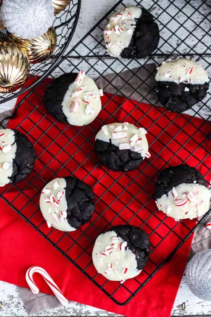 Peppermint Mocha Cookies | A Nerd Cooks