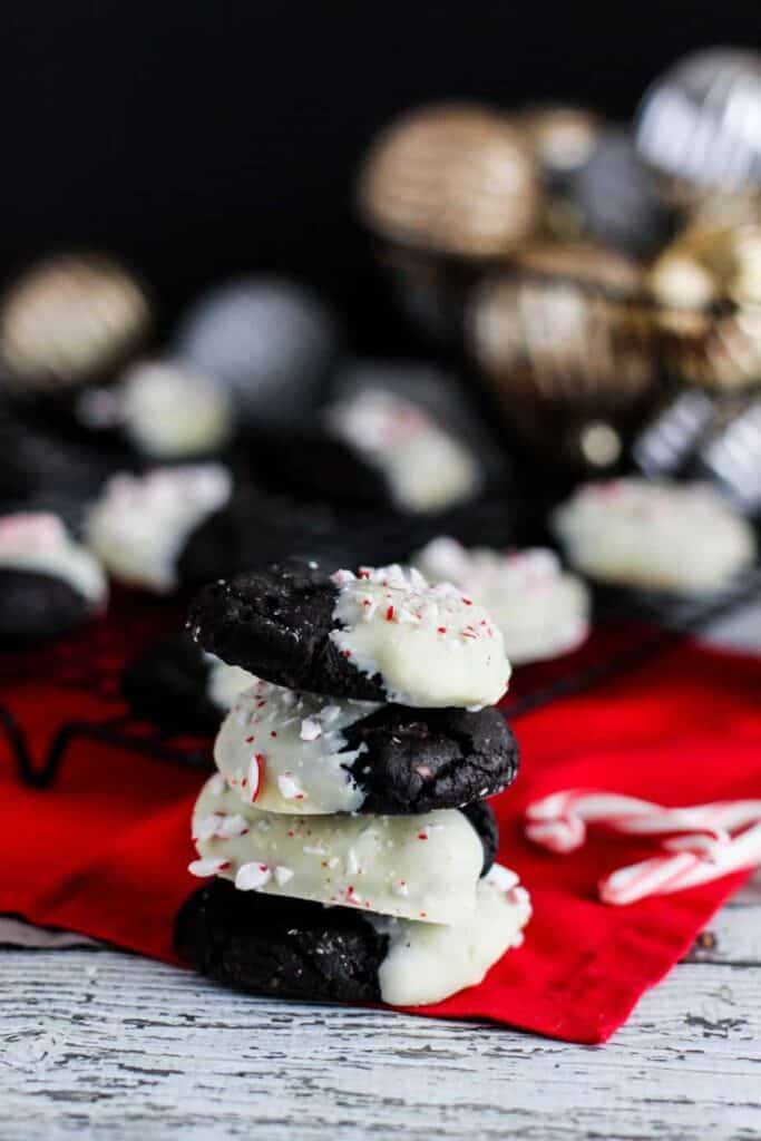 Peppermint Mocha Cookies | A Nerd Cooks