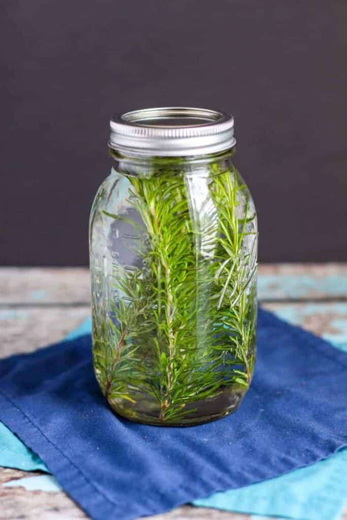 Rosemary Infused Vodka | A Nerd Cooks