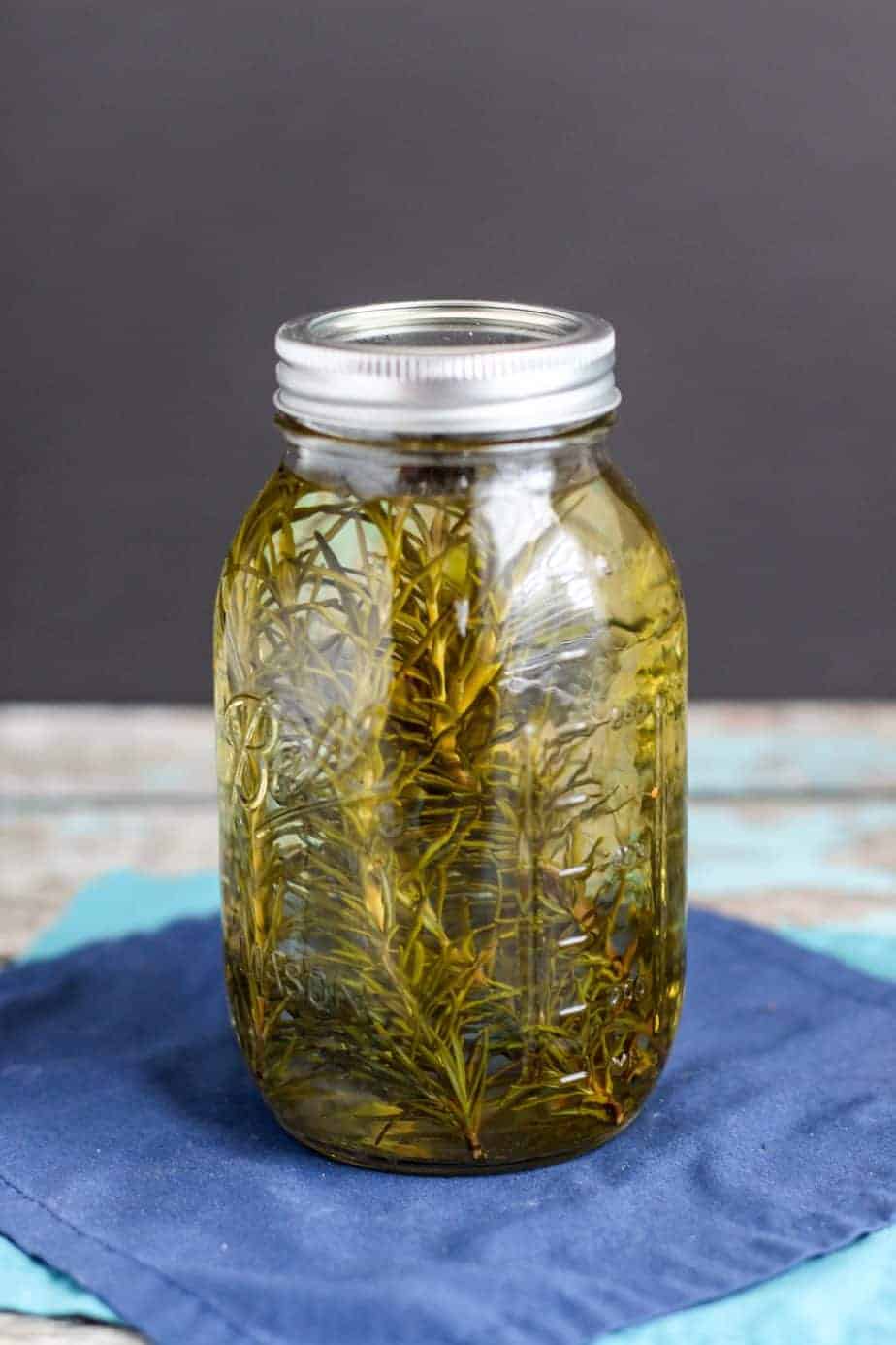 Rosemary Infused Vodka - A Nerd Cooks