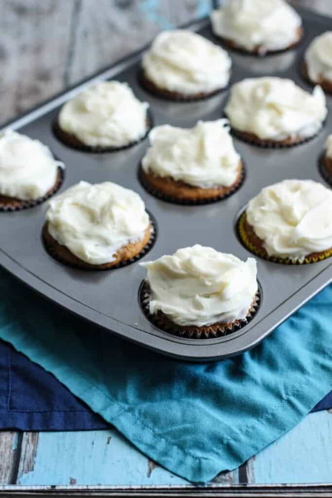 Carrot Cake Cupcakes | A Nerd Cooks