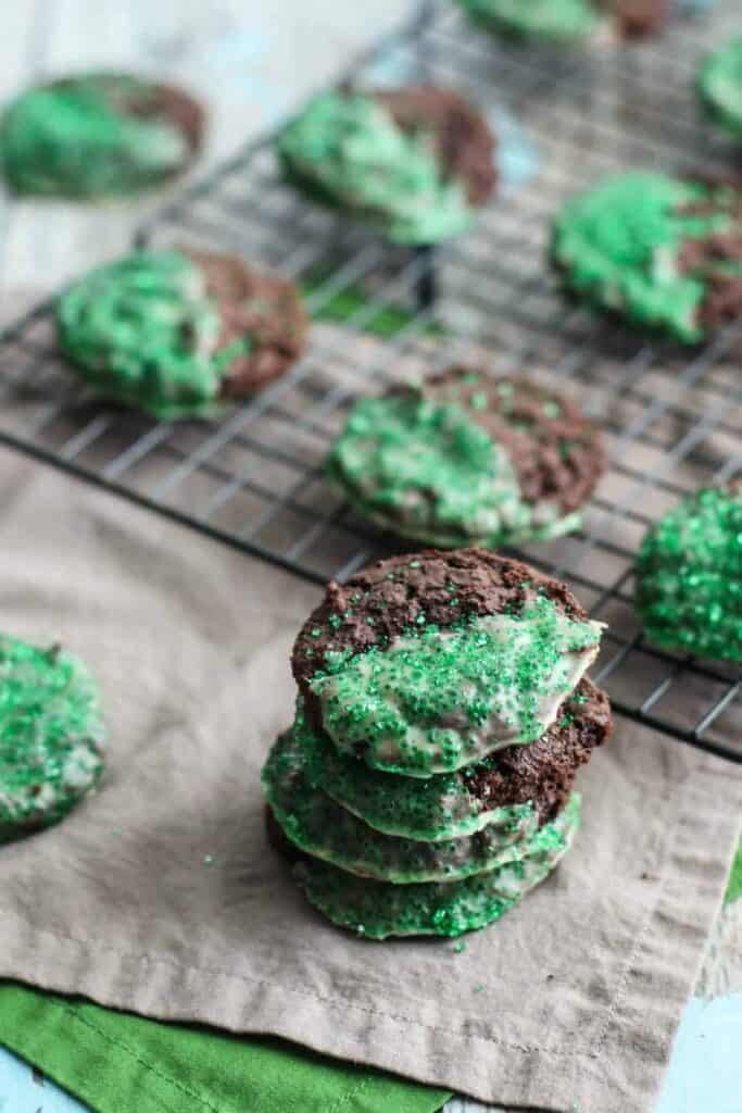 Double Chocolate Irish Cream Cookies | A Nerd Cooks