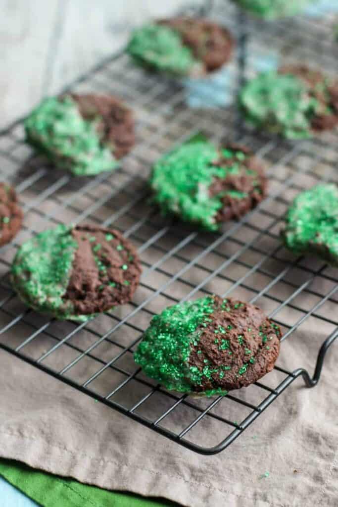 Double Chocolate Irish Cream Cookies A Nerd Cooks