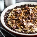 Almost No-Bake Chocolate Peanut Butter Pie | A Nerd Cooks