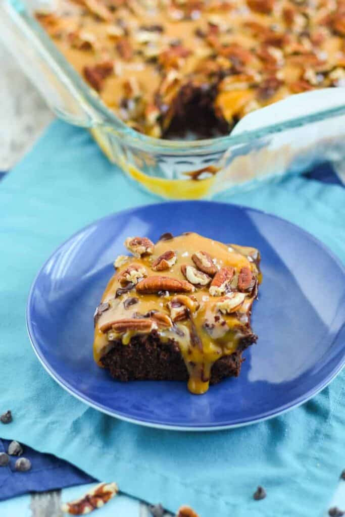 Turtle Brownies | A Nerd Cooks