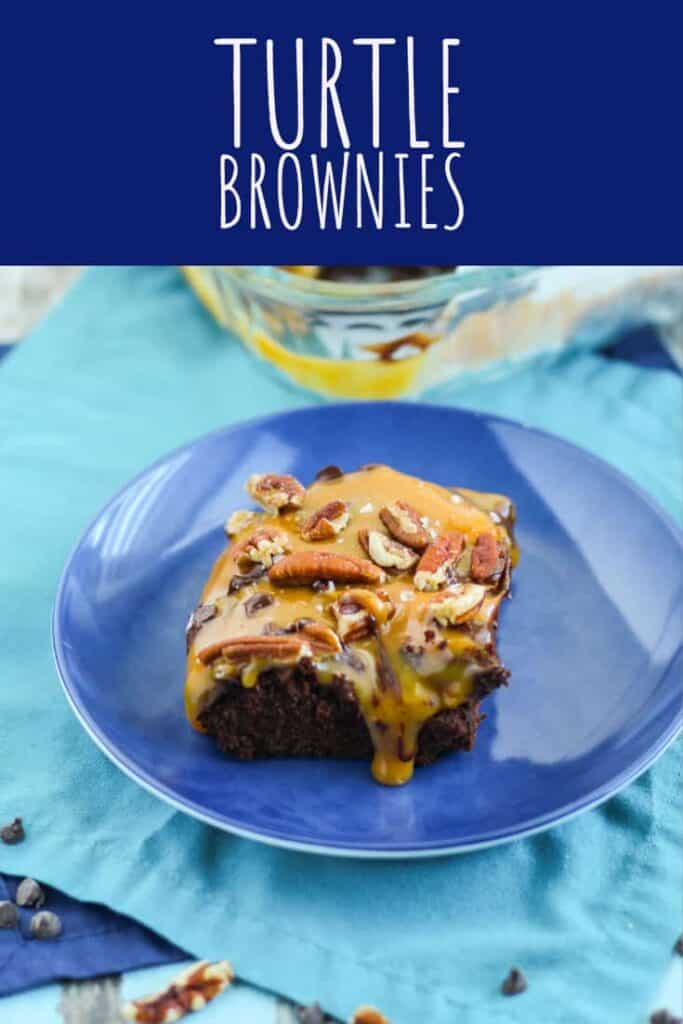 Turtle Brownies | A Nerd Cooks