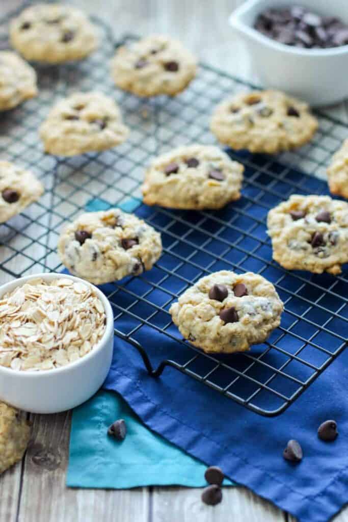 Oatmeal Chocolate Chip Cookies | A Nerd Cooks