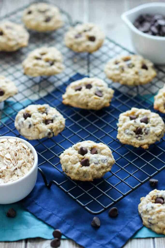 Oatmeal Chocolate Chip Cookies | A Nerd Cooks