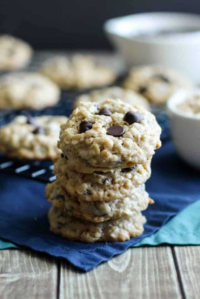 Oatmeal Chocolate Chip Cookies | A Nerd Cooks