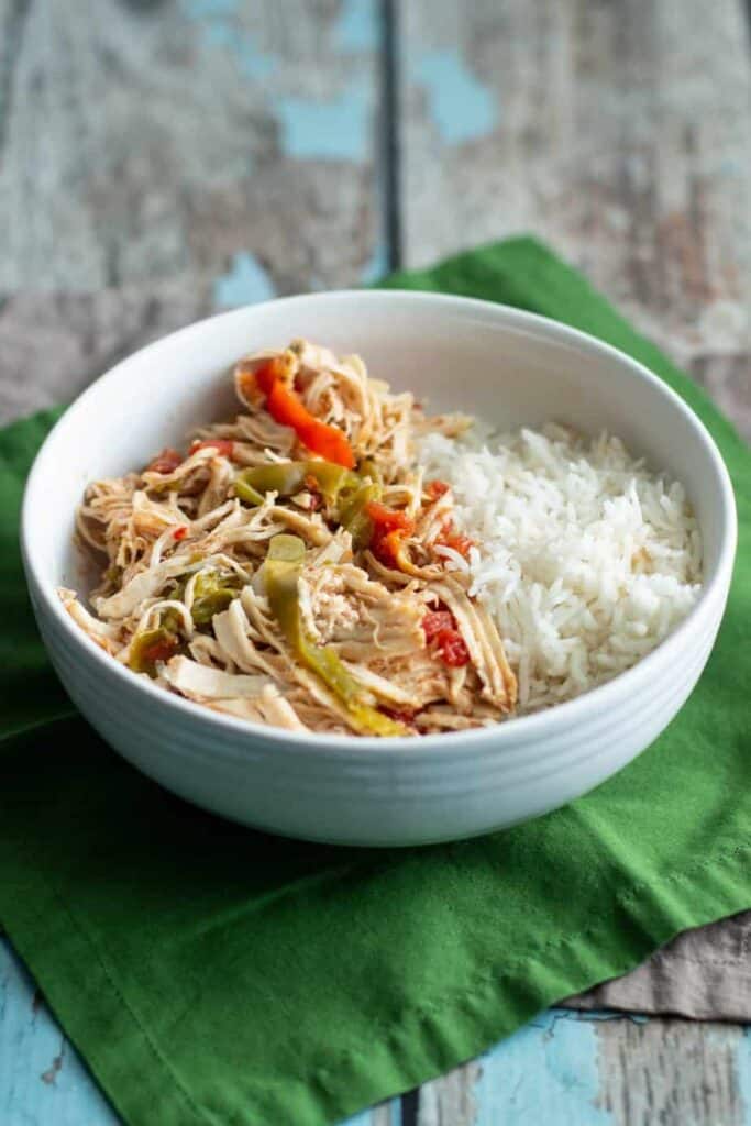 Pressure Cooker Chicken Ropa Vieja | A Nerd Cooks