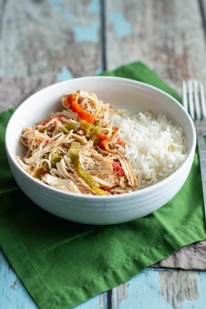 Pressure Cooker Chicken Ropa Vieja | A Nerd Cooks