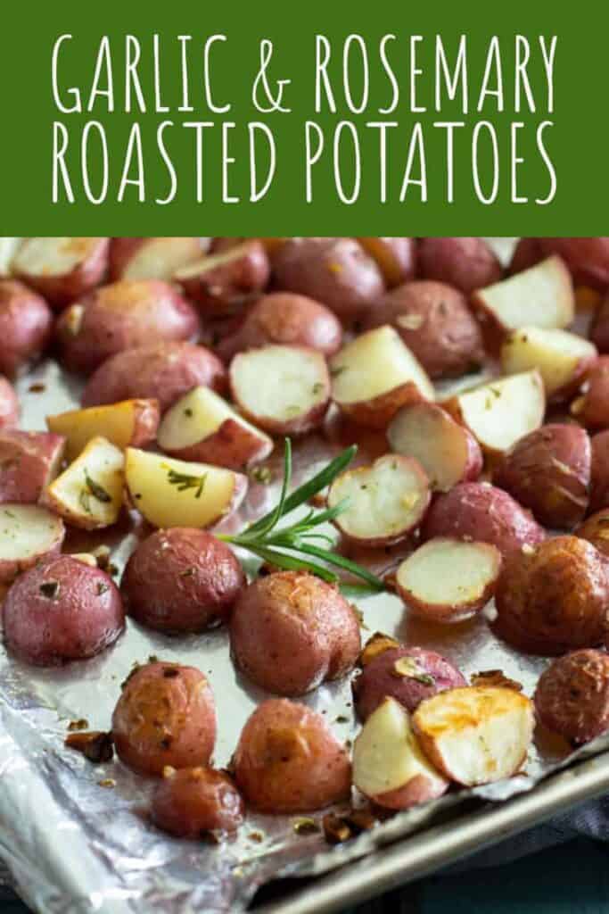Garlic & Rosemary Roasted Potatoes | A Nerd Cooks