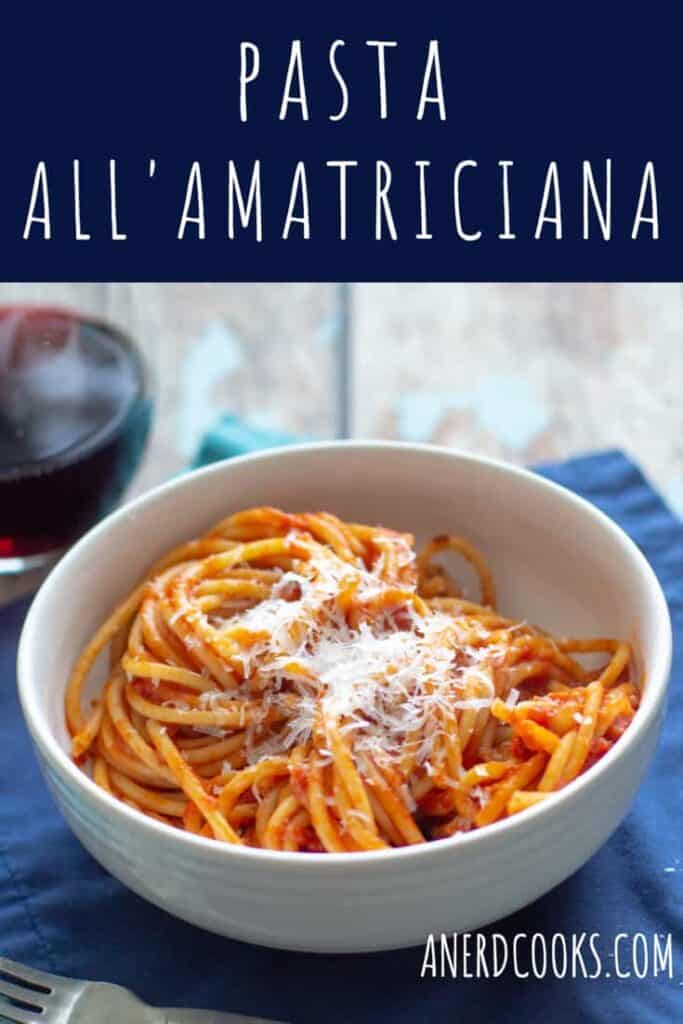 Pasta all'Amatriciana | A Nerd Cooks