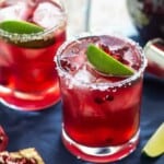 Pomegranate Margaritas | A Nerd Cooks