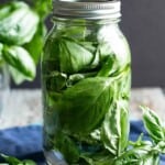 Basil-Infused Vodka | A Nerd Cooks