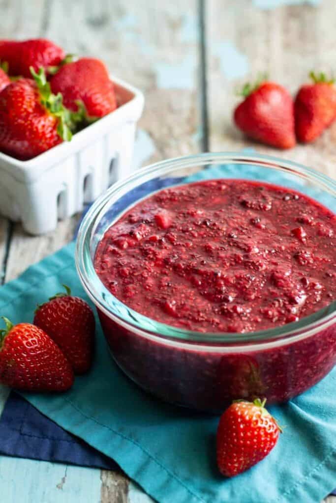 Mixed Berry Chia Seed Jam Recipe  A Nerd Cooks