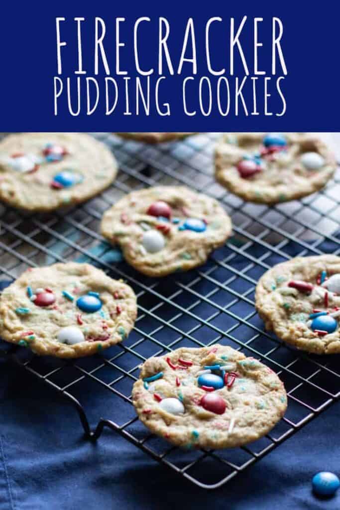 Firecracker Pudding Cookies | A Nerd Cooks