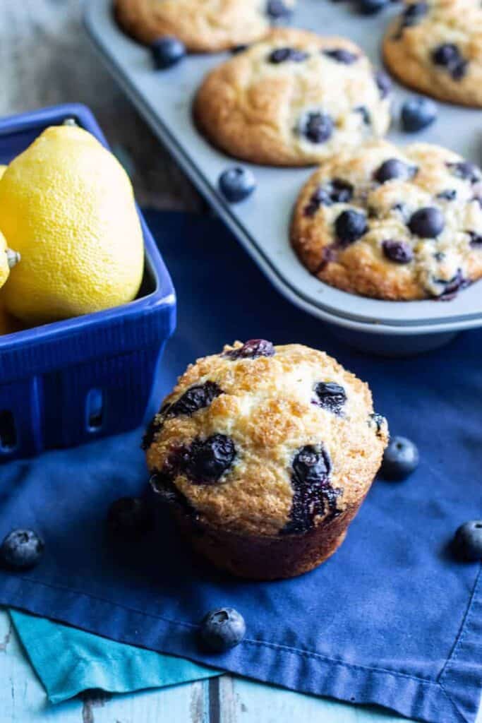 Jumbo Blueberry Muffins | A Nerd Cooks