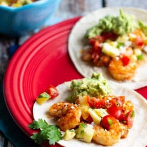 Shrimp Tacos with Pineapple Salsa | A Nerd Cooks