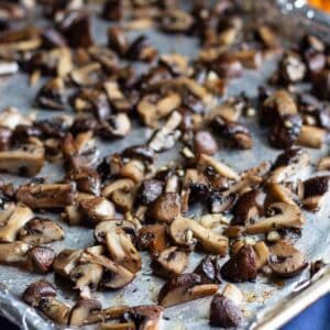 Garlic and Thyme Roasted Mushrooms | A Nerd Cooks