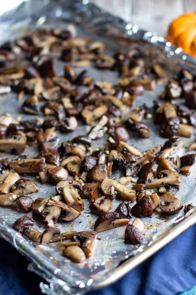 Garlic and Thyme Roasted Mushrooms | A Nerd Cooks