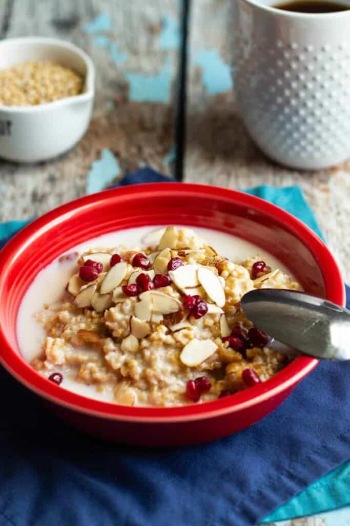 Pressure Cooker Steel Cut Oats | A Nerd Cooks