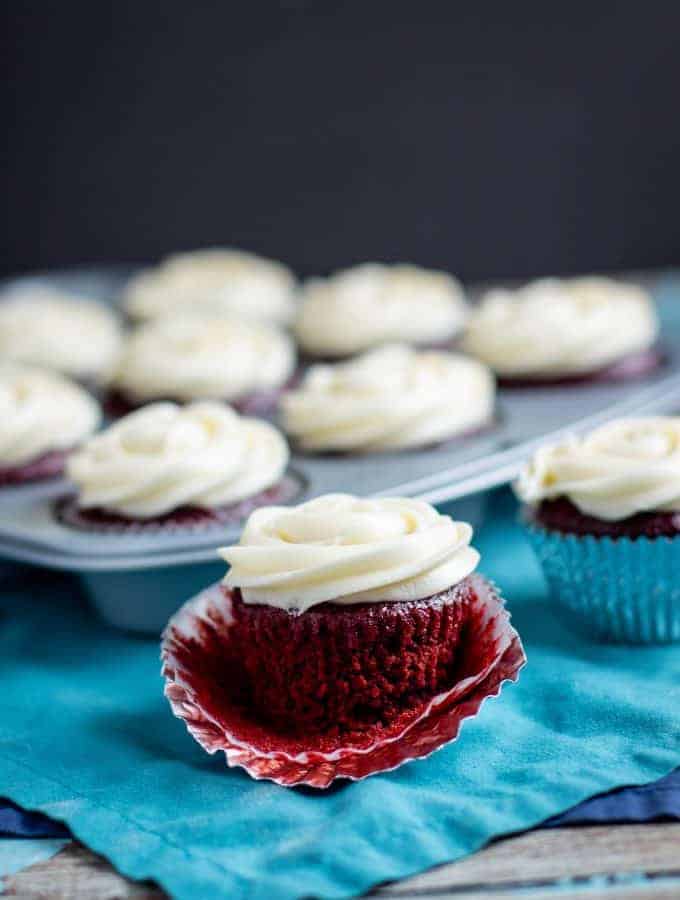 Beet Red Velvet Cupcakes | A Nerd Cooks