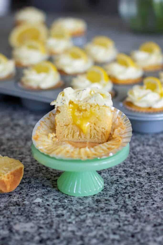 Lemon Poppy Seed Cupcakes | A Nerd Cooks