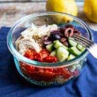 Greek Chicken Quinoa Bowls