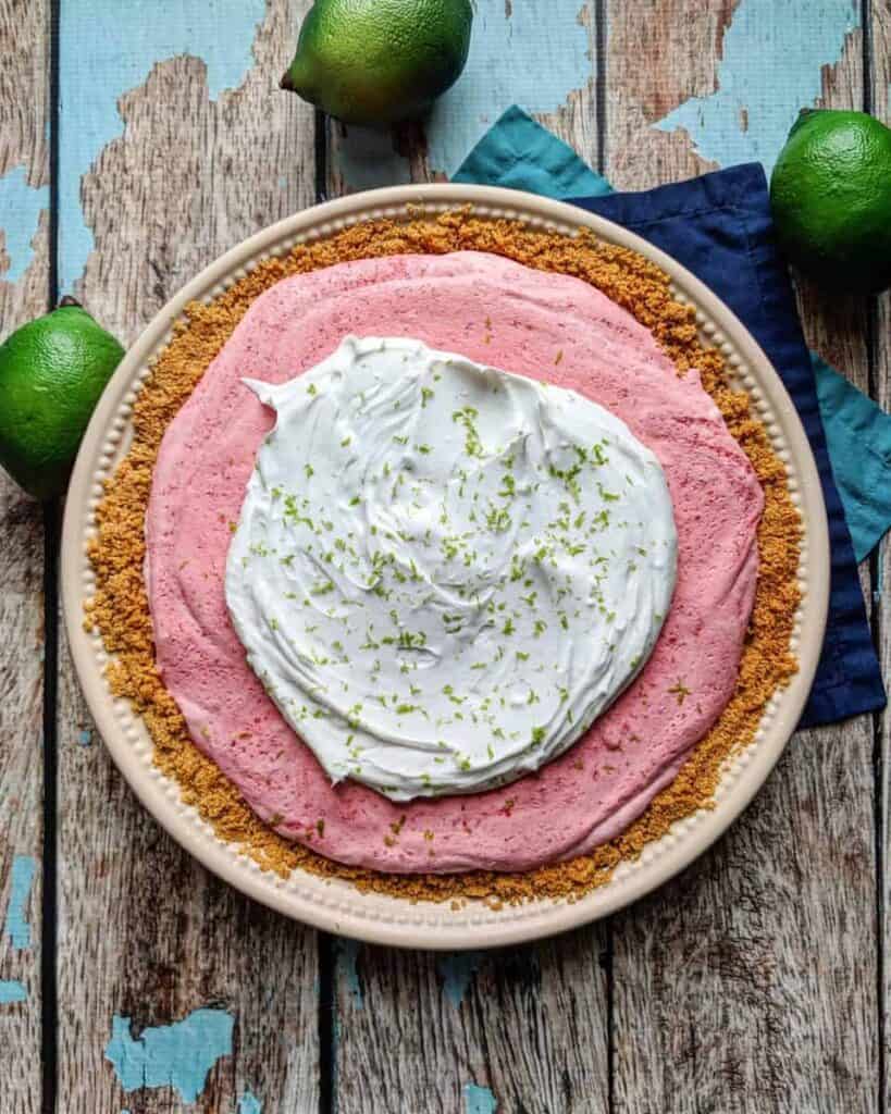 Strawberry Margarita Pie | A Nerd Cooks