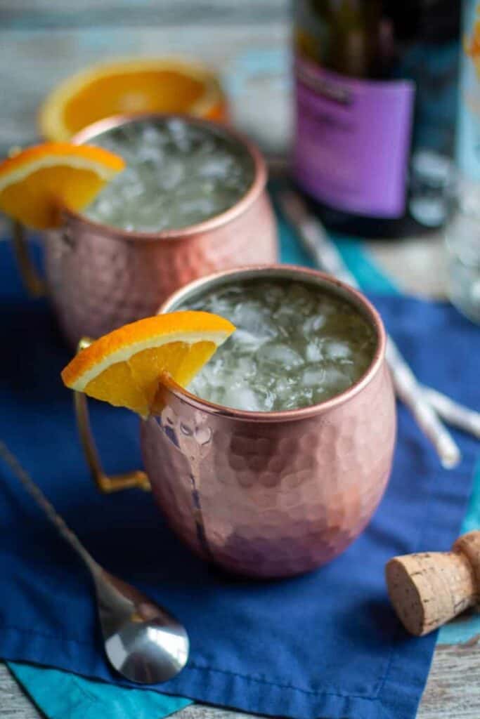 Mimosa Moscow Mules | A Nerd Cooks