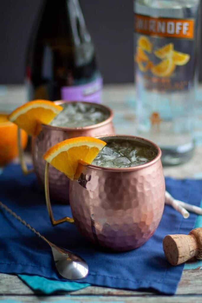 Mimosa Moscow Mules | A Nerd Cooks