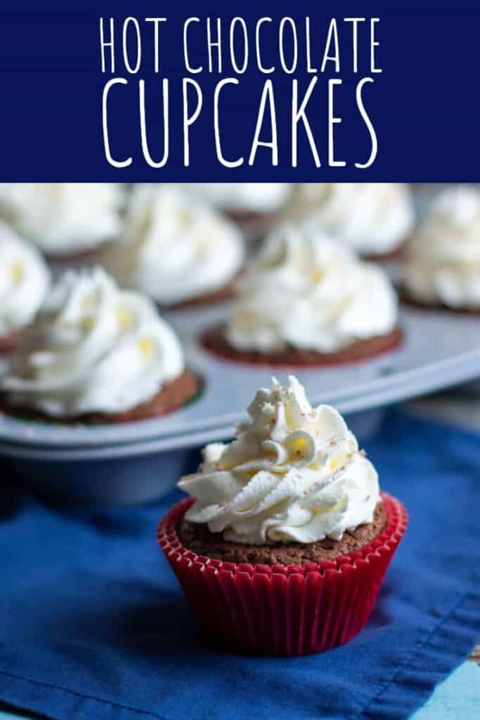 Hot Chocolate Cupcakes | A Nerd Cooks