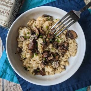 Mushroom Risotto | A Nerd Cooks