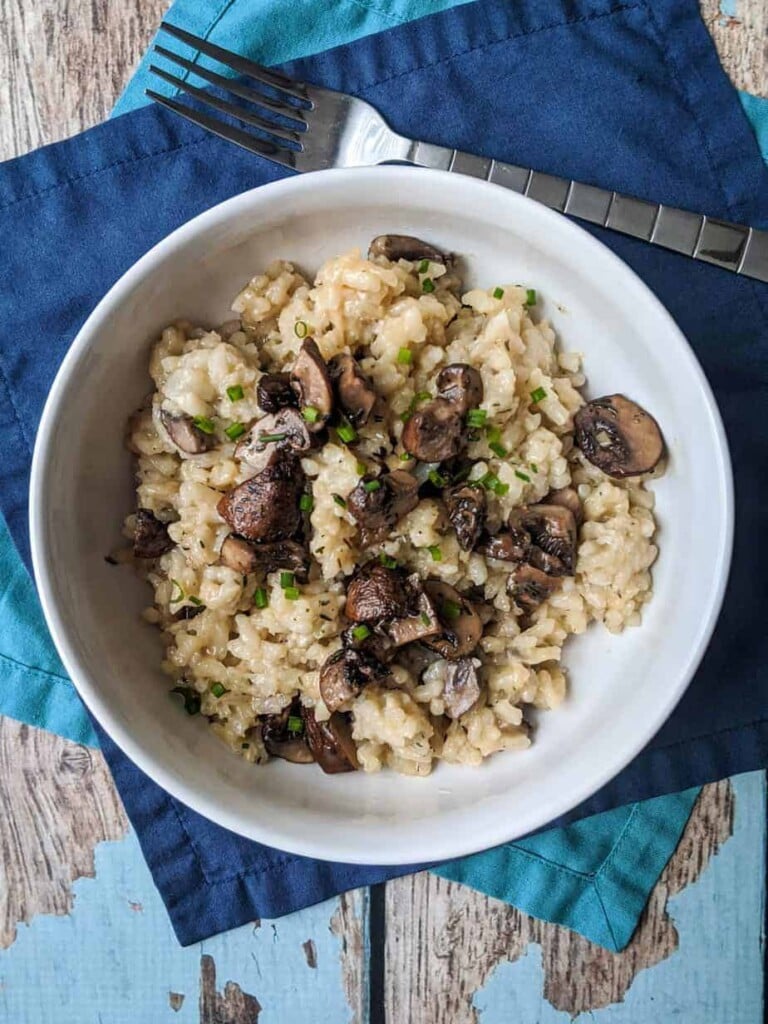 Mushroom Risotto | A Nerd Cooks