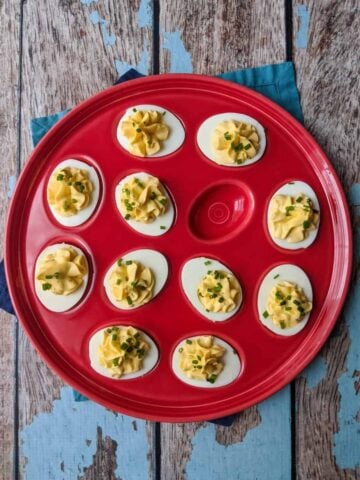 Ranch Deviled Eggs | A Nerd Cooks