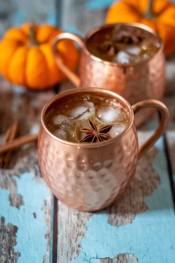 Pumpkin Pie Moscow Mule Recipe - A Nerd Cooks