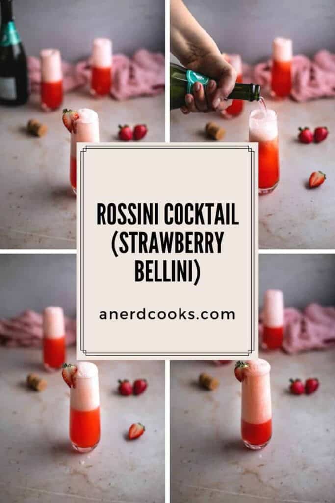 pinterest pin for rossini cocktail