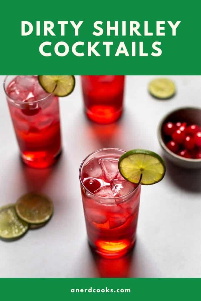 pinterest pin for dirty shirley cocktail