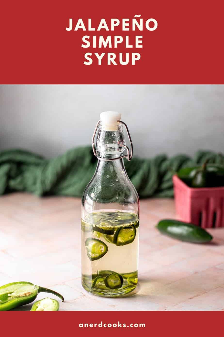 pinterest pin for jalapeno simple syrup