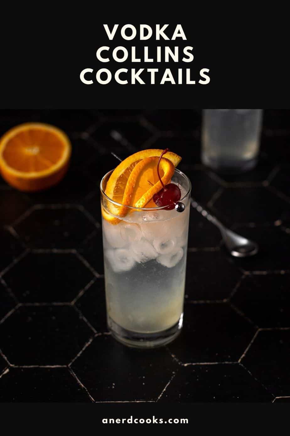 pinterest pin for vodka collins