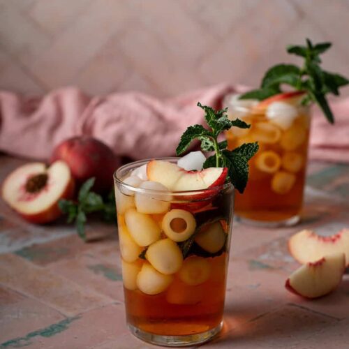 Peach Iced Tea – A Nerd Cooks