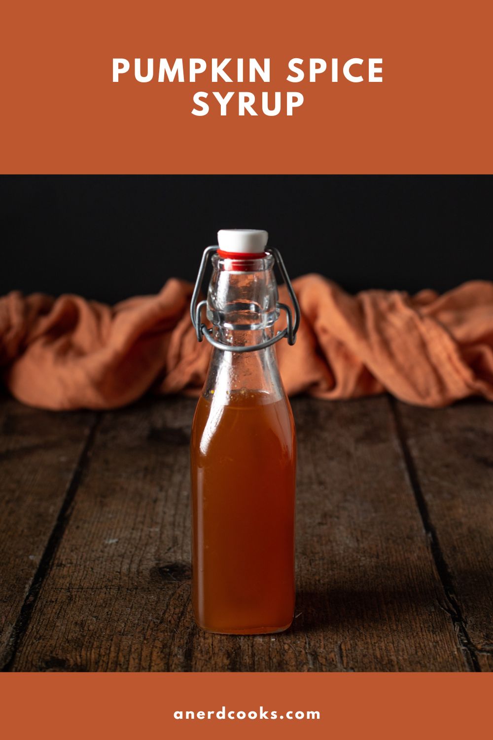pinterest pin for pumpkin spice syrup