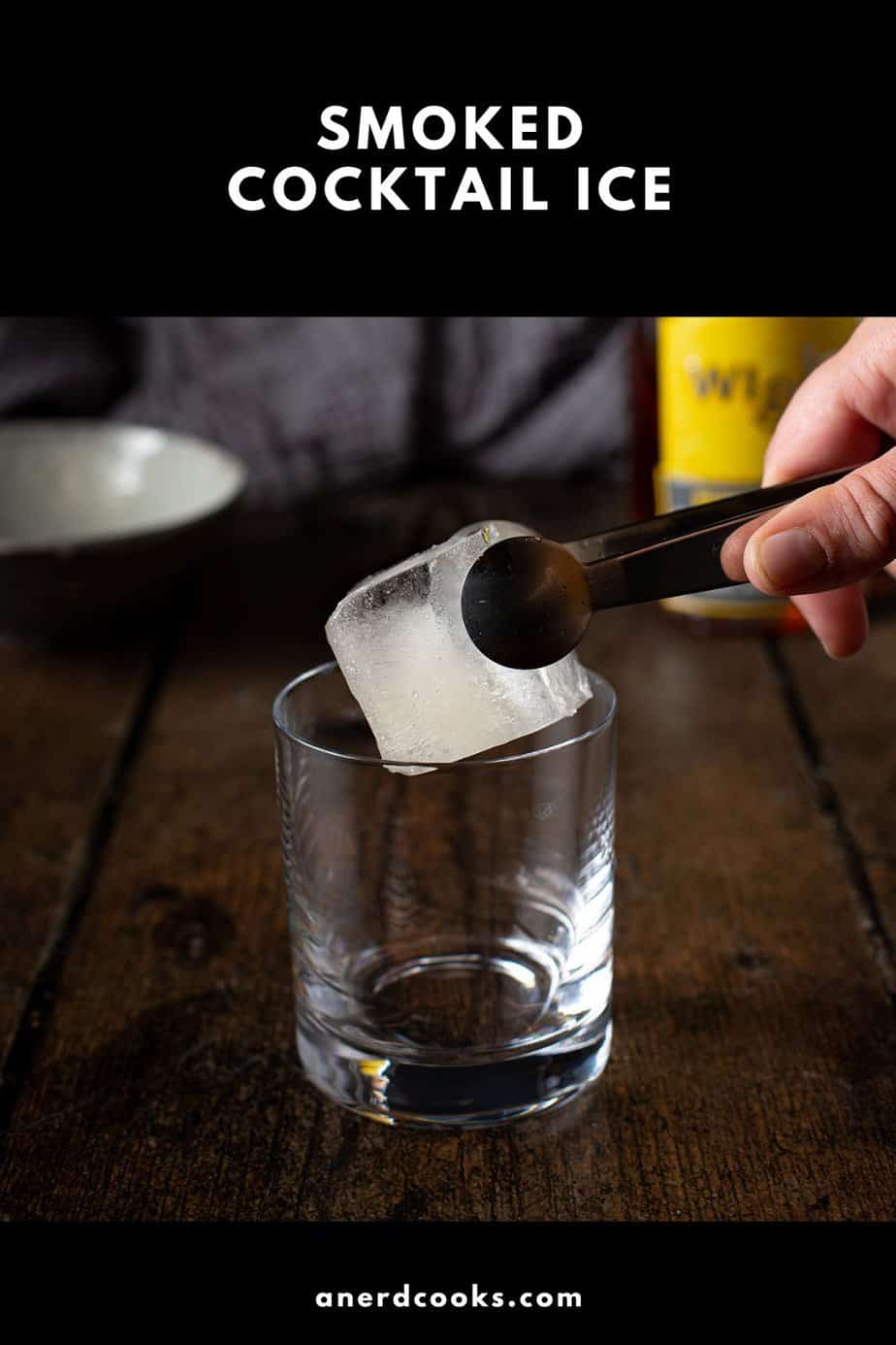 pinterest pin for smoked ice