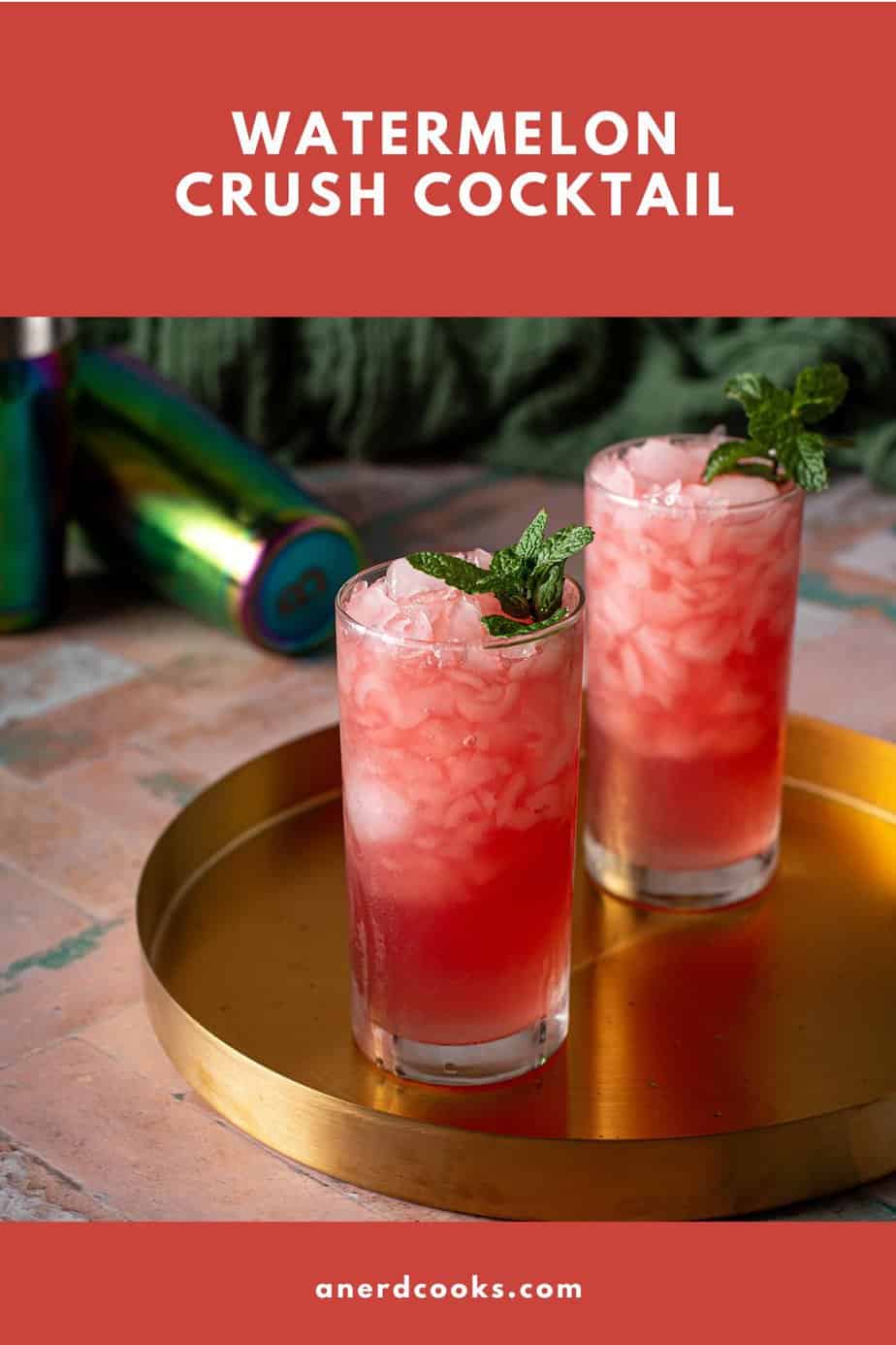 pinterest pin for watermelon crush cocktail